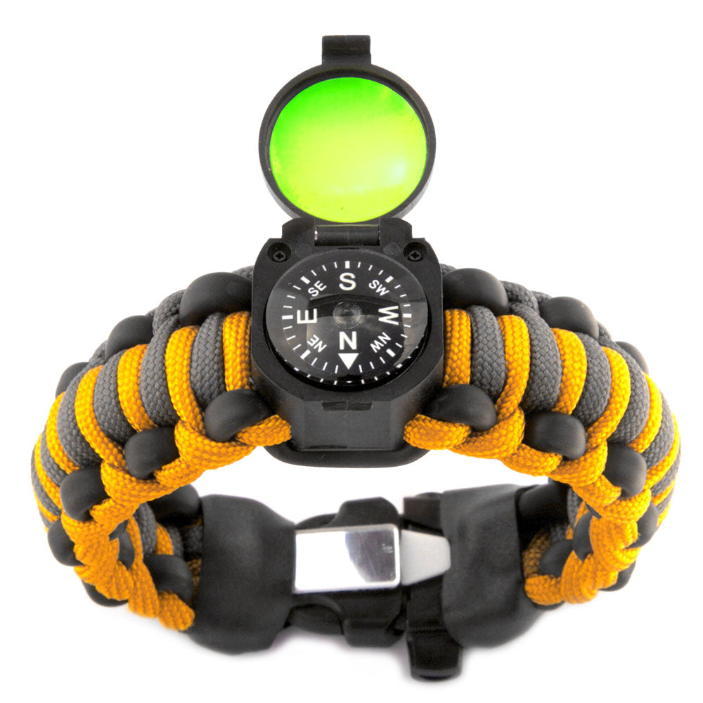 Ganzoo Lot de 2 bracelets de survie à usage universel en paracorde 550 antidéchirure avec fermeture à vis en métal inoxydable Ne convient pas pour l'escalade Noir Longueur totale 3,6 m Ganzoo Lot de 2 bracelets de survie à usage universel en paracorde 550 antidéchirure avec fermeture à vis en métal inoxydable Ne convient pas pour l'escalade Noir Longueur totale 3,6 m