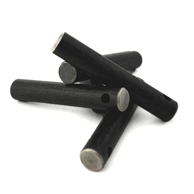 0.25 x 1.5 inch firesteel ferrocerium rod for keychains with chamfered corners