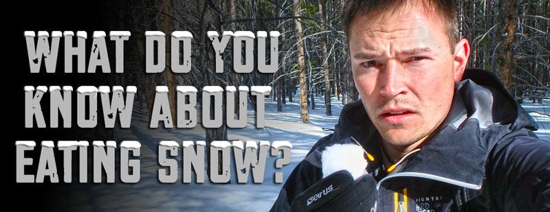 Don’t Eat The Snow (No Matter What Color It Is)!