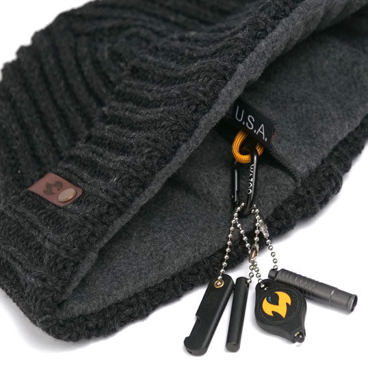 帽子 WOOL WASHED HUNTING - Black Twill Washed Hunting Hat w/ Cord- Black, Medium - Walmart.com