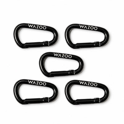 Micro keychain carabiner by Wazoo less than 2 inches long