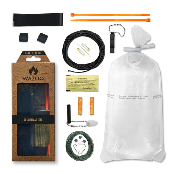 Wazoo Survival Gear Essentials Kit WSGKITES
