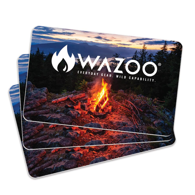 FireCard™ | Fire Starter Tinder Card | Wazoo Gear