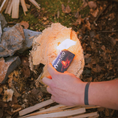 Firecard starting a fire