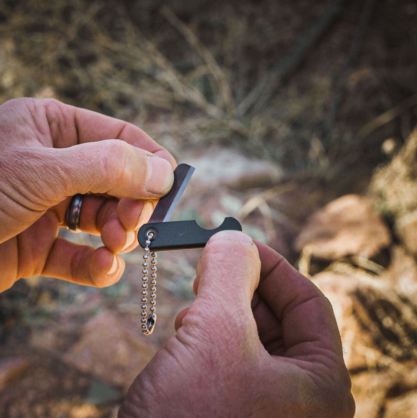Mini Ceramic Folder | Ceramic Folding Blade | Wazoo Gear
