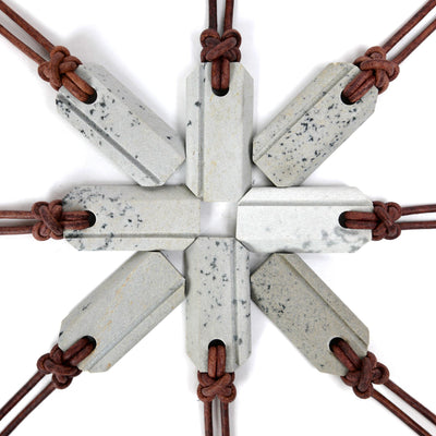 Viking Whetstone pendant Arkansas Novaculite uncommon color examples