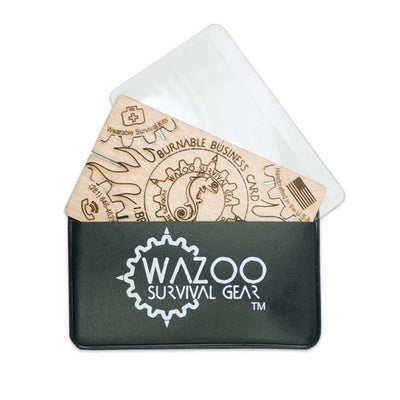 survival tinder business card size that breaks apart