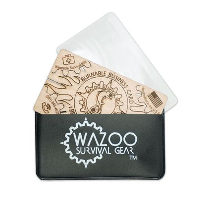 survival tinder business card size that breaks apart