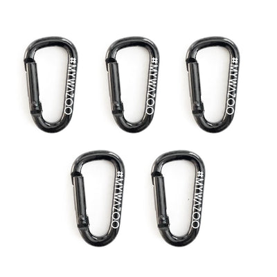 Micro keychain carabiner by Wazoo less than 2 inches long