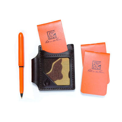 duck hunter camo wallet with rite in the rain notebook
