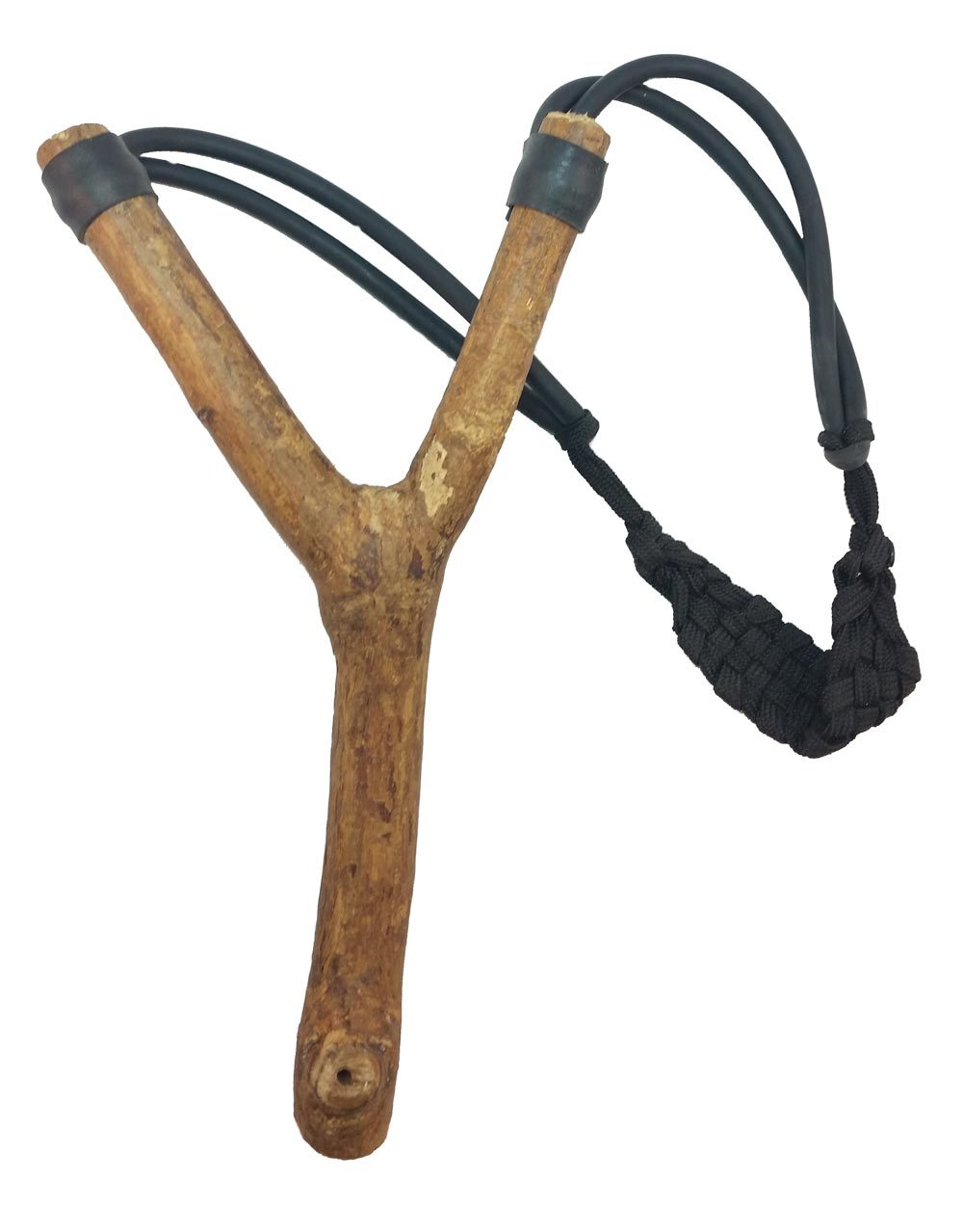 Wazoo black surgical tubing can be used to create a slingshot or trap mechanism
